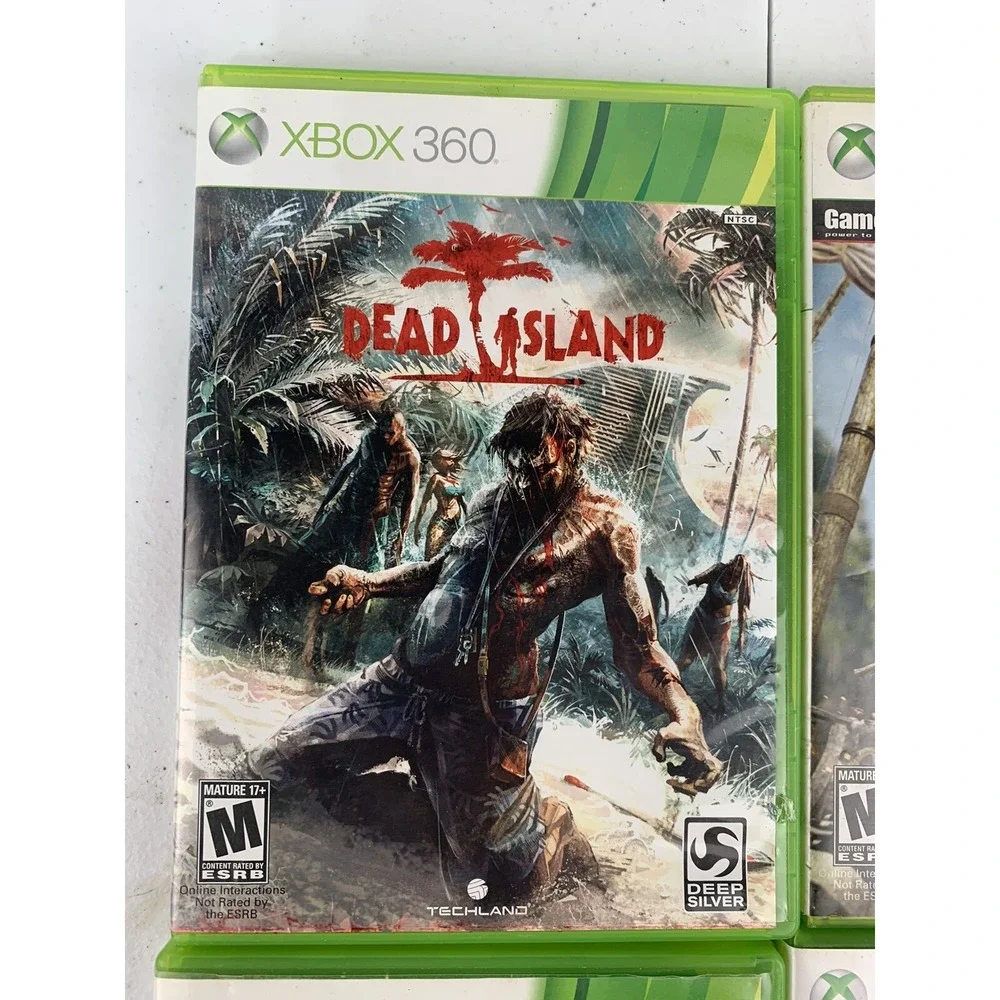 4 XBOX 360 Assorted FPS And Fighting Games Dead Island Battlefield 4 ETC